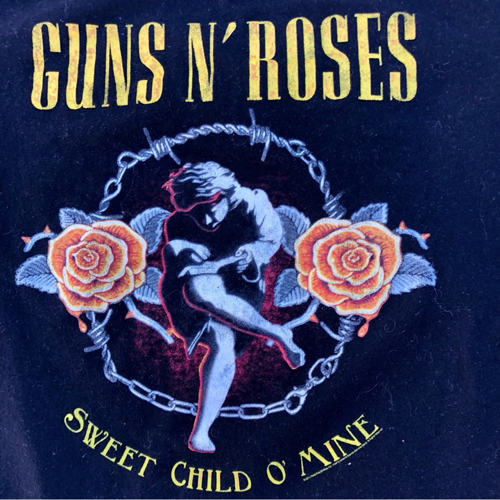 Guns N Roses Tee Shirt Sweet Child O’ Mine Crop Bravado 2022